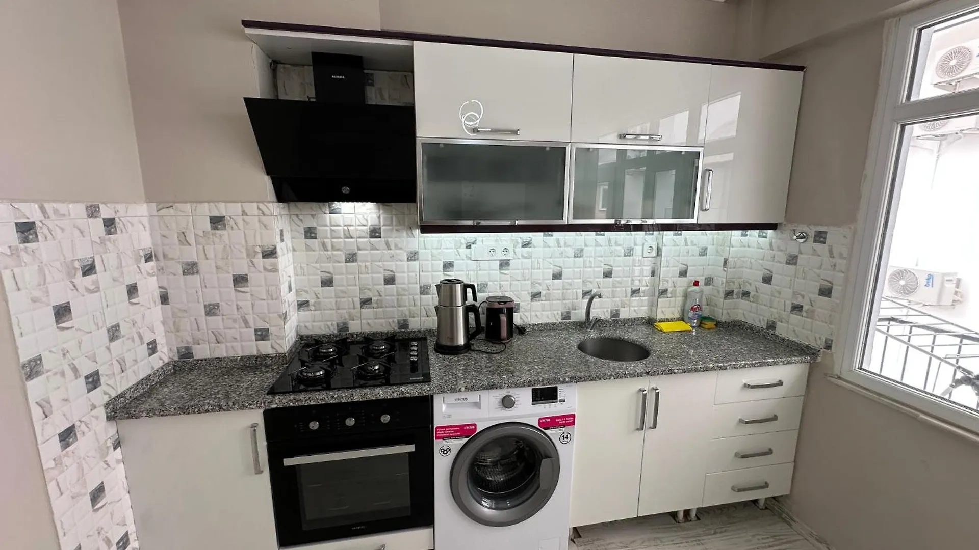 Lägenhetshotell Alas Garden City Apartment Fethiye